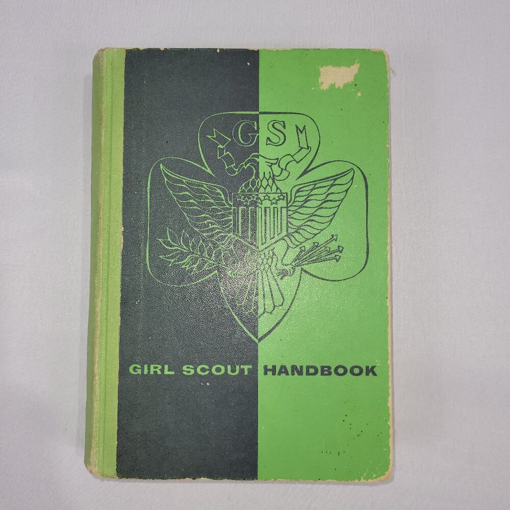 Girl Scout Handbook Vintage 1950s Hardcover Scouts Guide